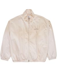 Acne Studios - Logo Zipper Jacket Dusty - Lyst