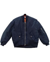 JW Anderson - Oversized Curved Hem Bomber Jacket - Lyst