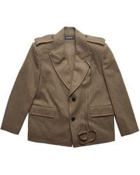 Ann Demeulemeester - Selma High Comfort Peak Lapel Tailored Jacket - Lyst