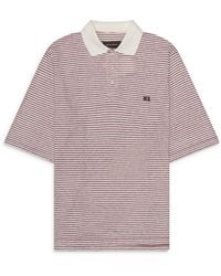 Wales Bonner - Bask Polo Ivory/Wine - Lyst