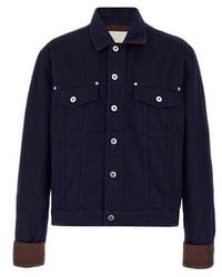 JW Anderson - Turn Up Cuff Denim Jacket - Lyst