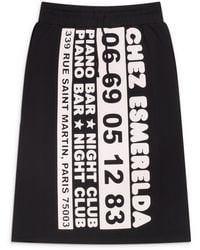 VAQUERA - Sweatshirt Skirt - Lyst