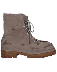 424 - Laced Up Marathon Boot Dusty Nude - Lyst