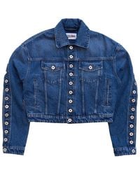 Jean Paul Gaultier - "The Buttoned" Denim Jacket - Lyst