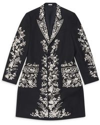 McQueen - Embroidered Coat - Lyst