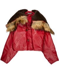 Ambush - Leather Cropped N3B - Lyst