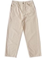 Jil Sander - Relaxed Denim Trouser Oat - Lyst