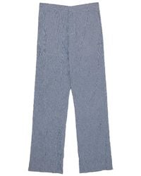 Edward Cuming - Crinkle Cotton Yoryu Tailored Trousers - Lyst