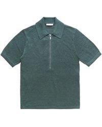 Helmut Lang - Short Sleeve Zip Polo - Lyst