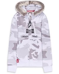 PROTOTYPES - Fleece Backed Fur Trimmed Hoodie - Lyst