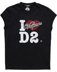 DSquared² - Vaquera Loves D2 Tee - Lyst