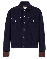 JW Anderson - Turn Up Cuff Denim Jacket - Lyst