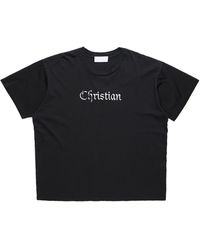 ALEXANDER DIGENOVA Christian Long Sleeve T-Shirt Heather in White