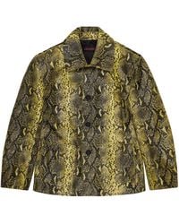 Lu'u Dan - Jungle Carpet Python Creep Jacket - Lyst