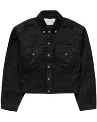 Entire studios - Shrunken Denim Jacket Raw - Lyst