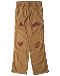 Sky High Farm - Sky High Farm Sh4U Double Knee Pants Woven Dark - Lyst