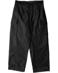 Marni - Moleskin Wide-Leg Cargo Pants - Lyst