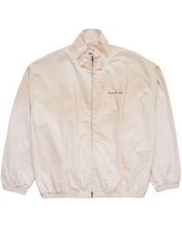 Acne Studios - Logo Zipper Jacket Dusty - Lyst