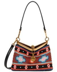 Etro - Small Vela Bag With Bead Embroidery - Lyst