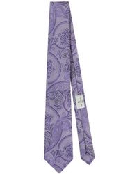 Etro - Paisley Jacquard Krawatte - Lyst