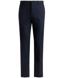 Etro - Cotton Jacquard Trousers - Lyst
