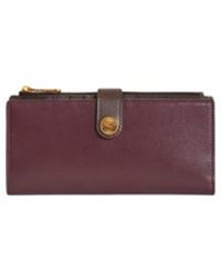 Etro - Leather Wallet With Pegaso Button - Lyst