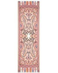 Etro - Mehrfarbiger Schal Aus Kaschmir Und Seide Mit Paisleymotiv, Damen - Lyst