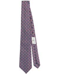 Etro - Silk Jacquard Tie With Micro Paisley Motif - Lyst