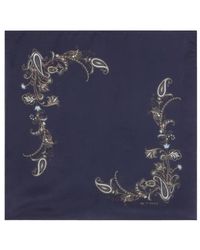 Etro - Printed Silk Pocket Square - Lyst