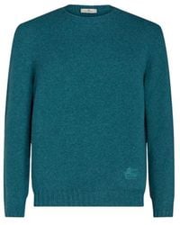 Etro - Cashmere Jumper With Logo - Lyst