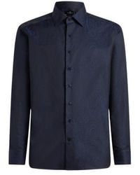 Etro - Cotton Jacquard Shirt - Lyst