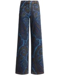 Etro - Wide-Leg Jeans - Lyst