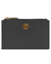 Etro - Leather Card Holder With Pegaso Button - Lyst