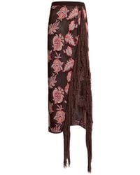 Etro - Gonna Lunga Jacquard - Lyst
