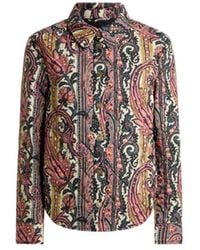 Etro - Quilted Jacket With Paisley Foliage Motif - Lyst