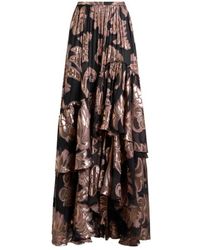 Etro - Jupe Longue En Jacquard À Fils Coupés, Femme, Taille - Lyst