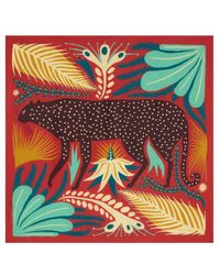 Etro - X Tabby Booth Silk Twill Scarf With Placed Print - Lyst