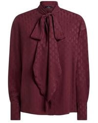 Etro - Silk-Blend Jacquard Shirt With Silk Scarf And Paisley Motif - Lyst