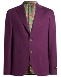 Etro - Single-Breasted Wool-Blend Jersey Jacket - Lyst