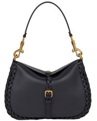 Etro - Medium Nappa Leather Pony Bag With Threading - Lyst