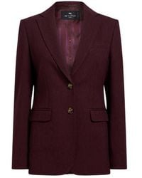 Etro - Single-Breasted Wool Jacquard Jacket With Medallion Motif - Lyst