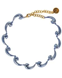 Etro - Necklace With Mini Metallic Paisleys - Lyst