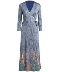Etro - Abito Paisley A Portafoglio, Donna, Taglia - Lyst