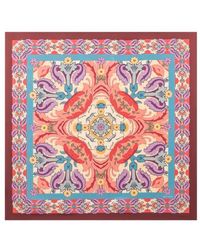 Etro - Halstuch Aus Bedruckter Seide, Damen - Lyst