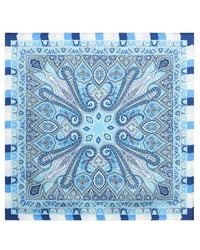 Etro - Pocket Square With Floral And Medallion Print - Lyst