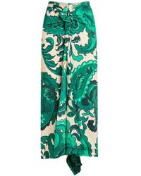 Etro - Midi Skirt With Floral Paisley Print - Lyst