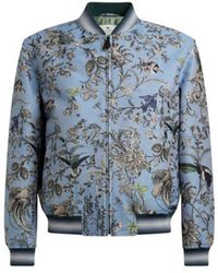 Etro - Cotton-Blend Jacquard Bomber Jacket With Flora And Fauna Motif - Lyst