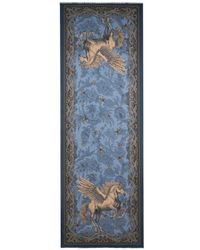 Etro - Silk-Blend Scarf With Pegaso - Lyst