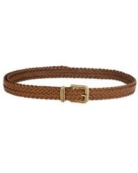 Etro - Woven Leather Belt - Lyst