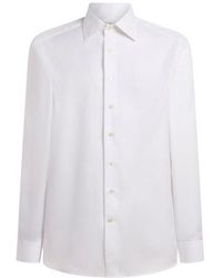 Etro - Cotton Jacquard Shirt With Medallion Motif - Lyst